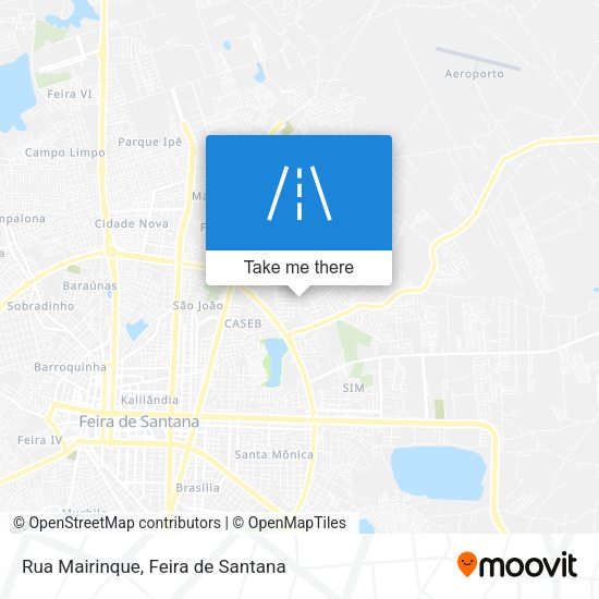 Rua Mairinque map