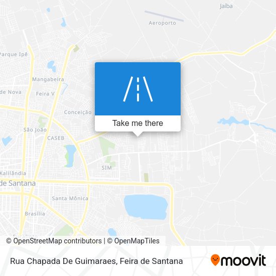 Rua Chapada De Guimaraes map