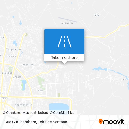 Rua Curucambara map