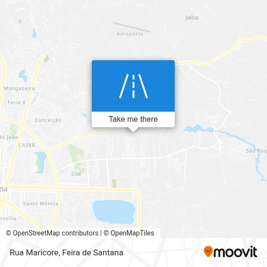 Rua Maricore map