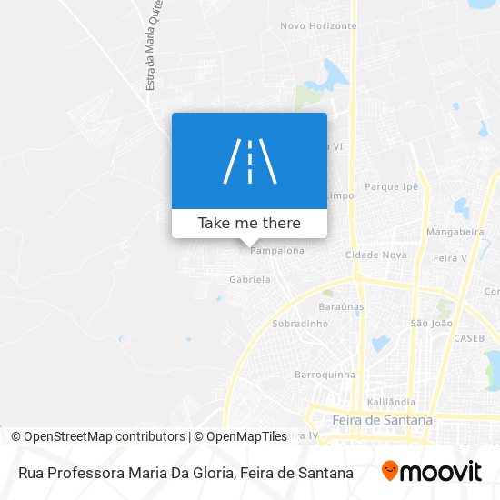 Rua Professora Maria Da Gloria map