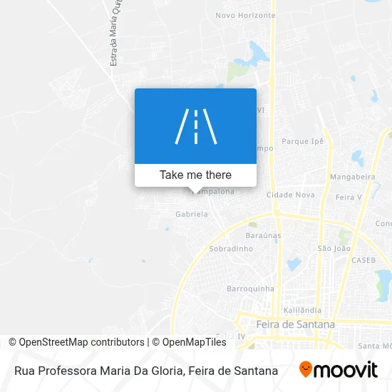 Rua Professora Maria Da Gloria map