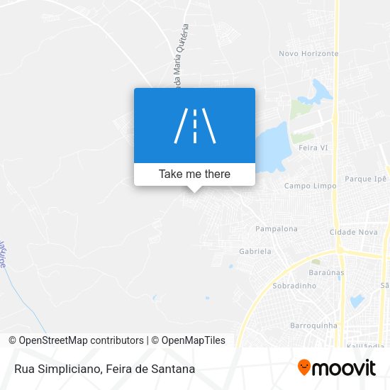 Rua Simpliciano map