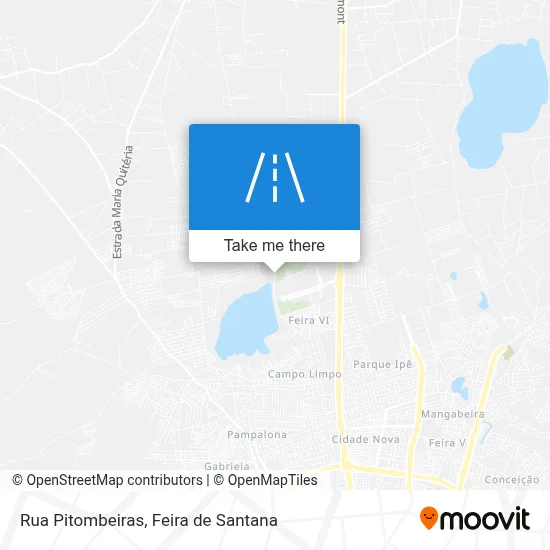 Rua Pitombeiras map