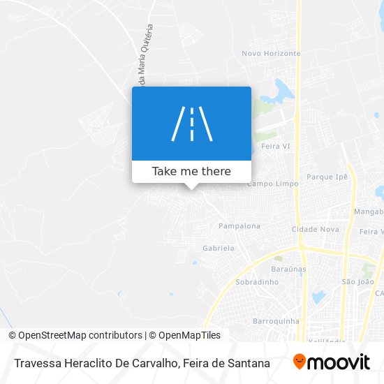 Mapa Travessa Heraclito De Carvalho