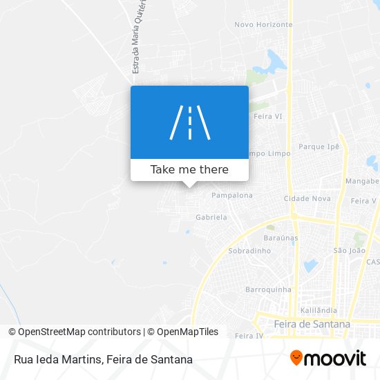 Mapa Rua Ieda Martins