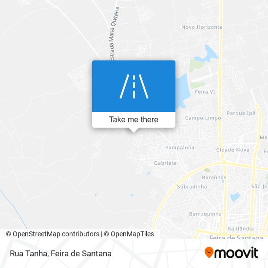 Rua Tanha map