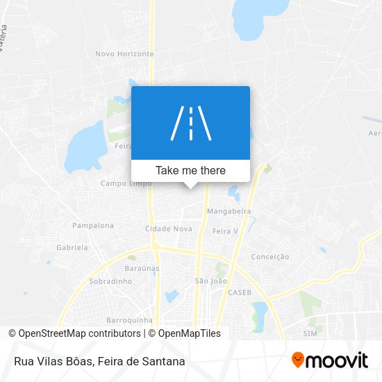Rua Vilas Bôas map