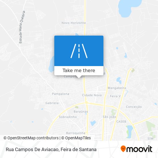 Rua Campos De Aviacao map