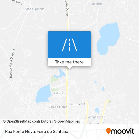 Mapa Rua Fonte Nova