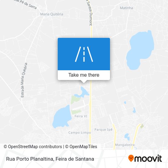 Rua Porto Planaltina map