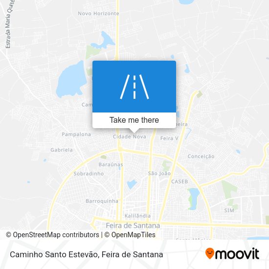Caminho Santo Estevão map
