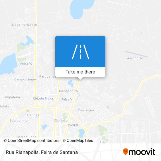 Rua Rianapolis map
