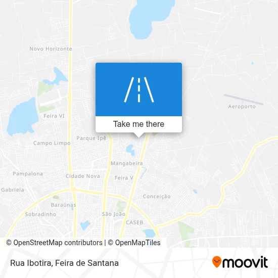Rua Ibotira map
