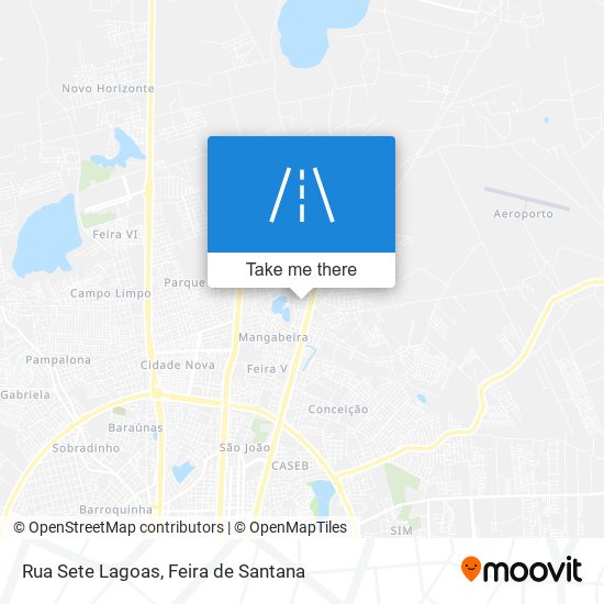 Rua Sete Lagoas map