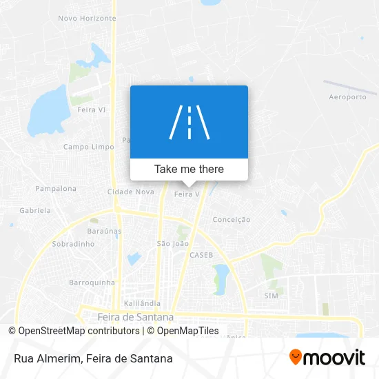 Rua Almerim map