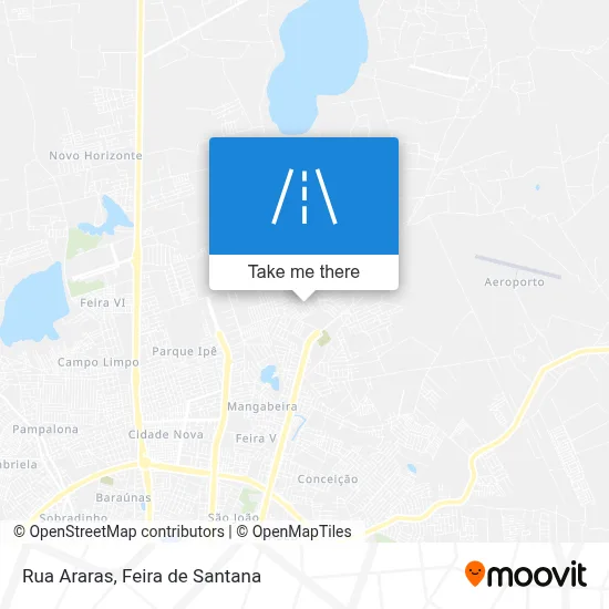 Rua Araras map