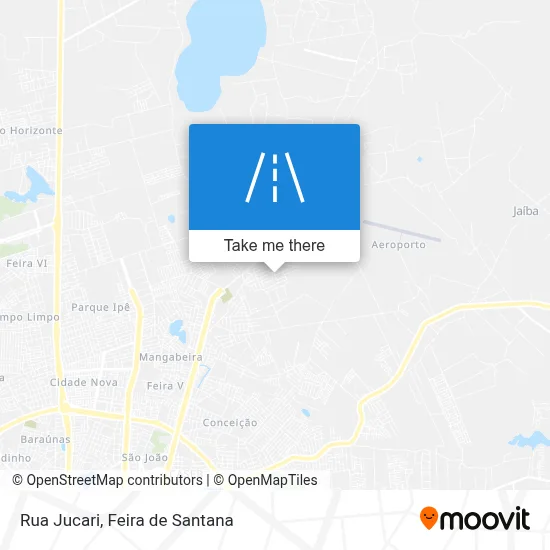 Rua Jucari map
