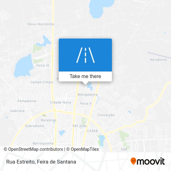 Rua Estreito map