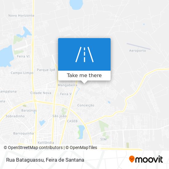 Mapa Rua Bataguassu