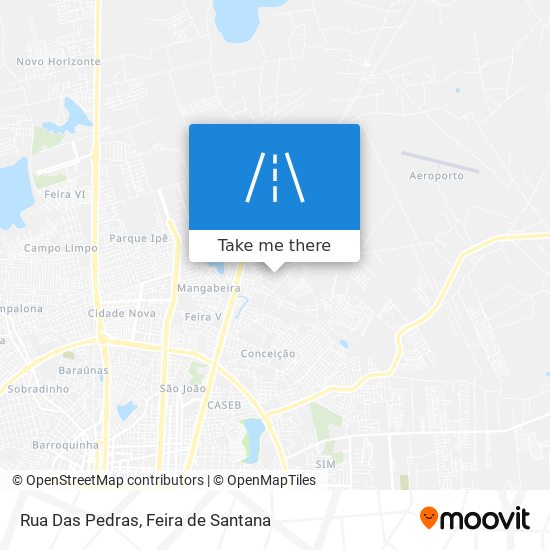 Mapa Rua Das Pedras