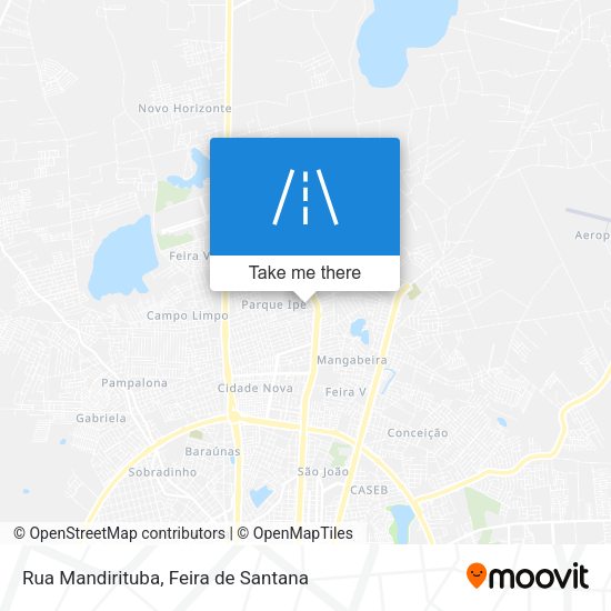 Rua Mandirituba map