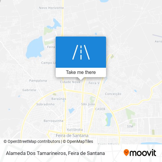 Alameda Dos Tamarineiros map