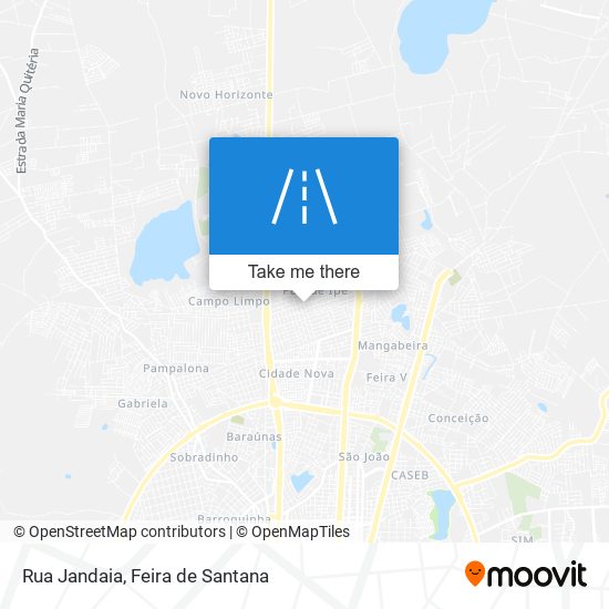 Mapa Rua Jandaia