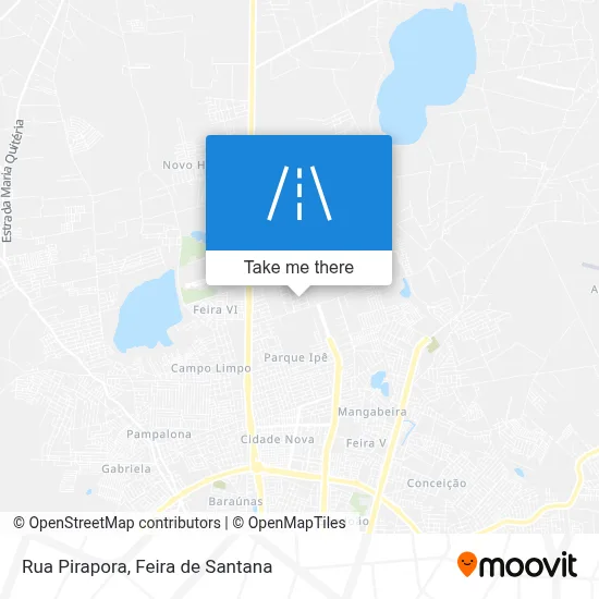 Rua Pirapora map