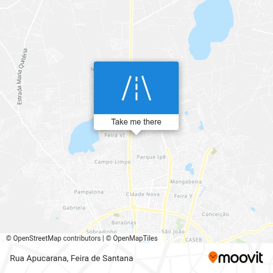Rua Apucarana map