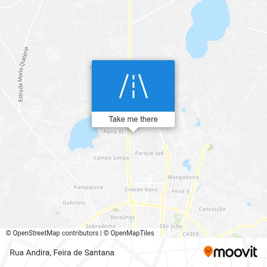 Rua Andira map