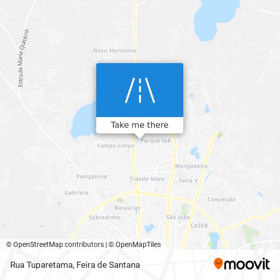 Mapa Rua Tuparetama