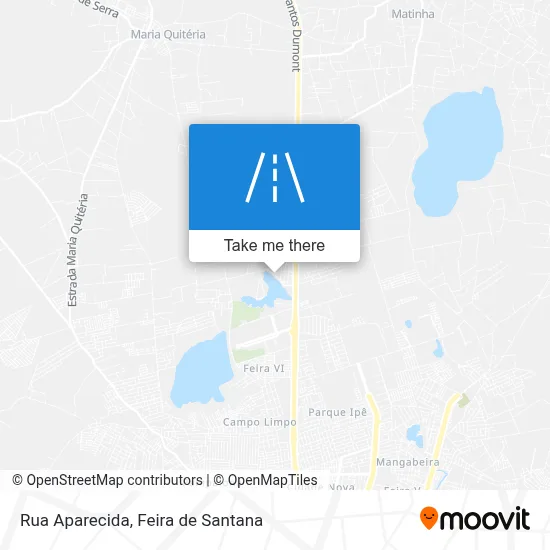 Rua Aparecida map