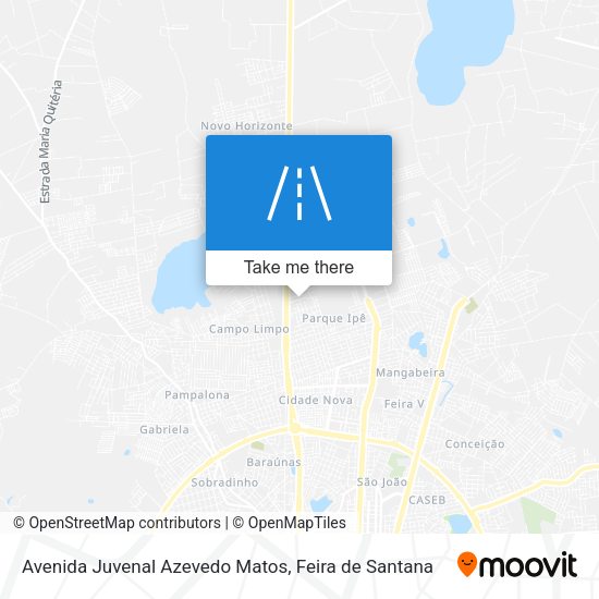 Avenida Juvenal Azevedo Matos map