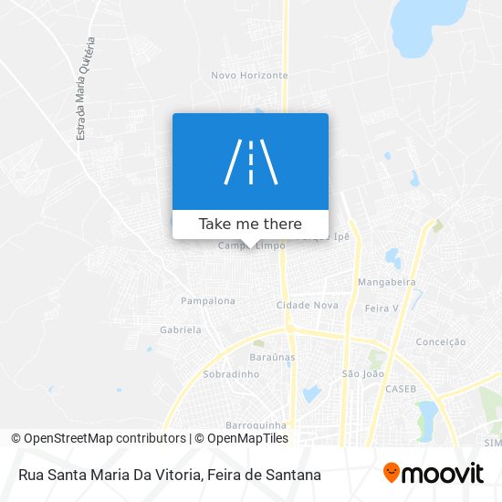 Rua Santa Maria Da Vitoria map