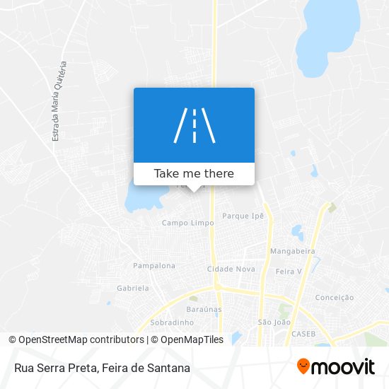 Rua Serra Preta map