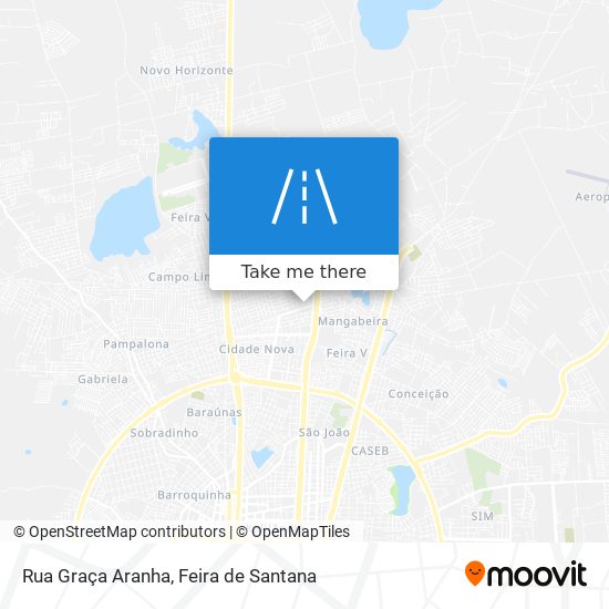 Mapa Rua Graça Aranha