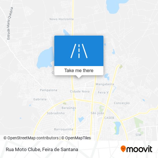 Rua Moto Clube map