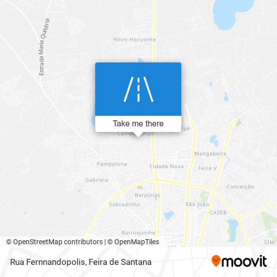 Rua Fernnandopolis map