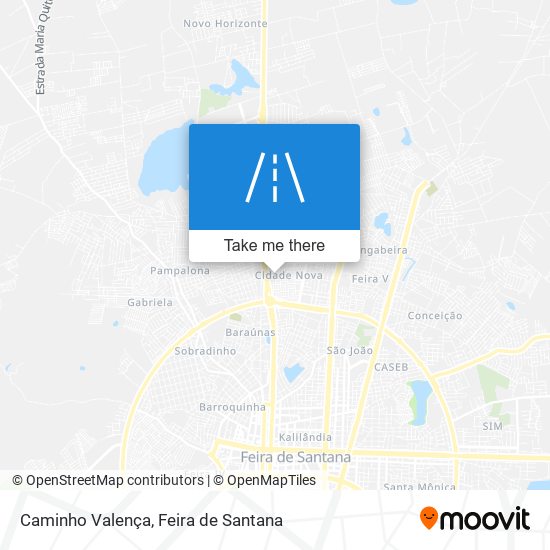 Mapa Caminho Valença