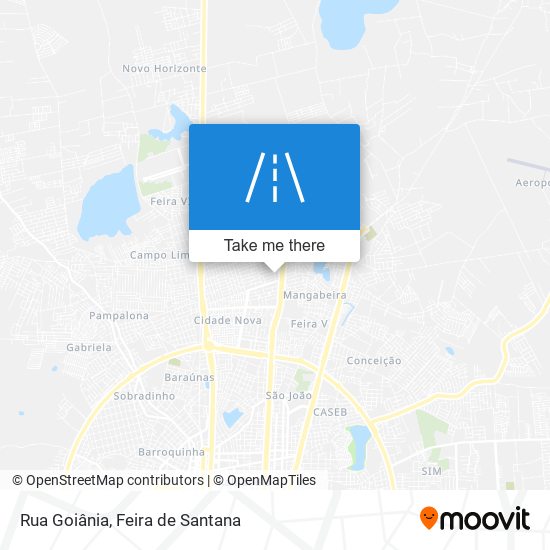 Rua Goiânia map