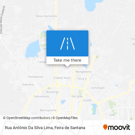 Rua Antônio Da Silva Lima map