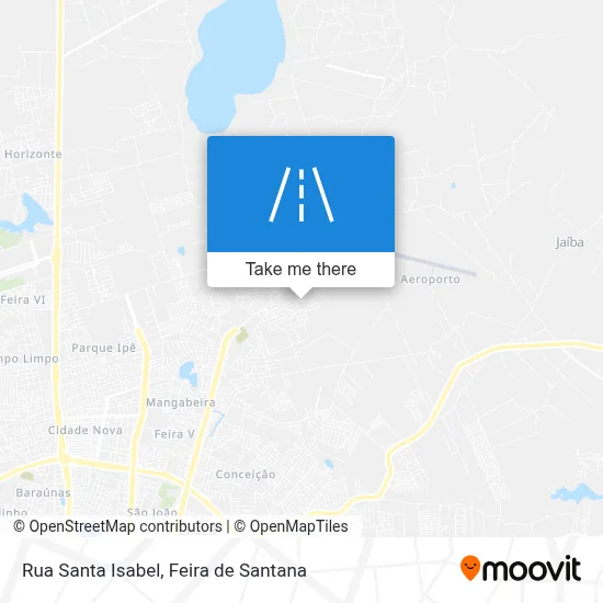Rua Santa Isabel map