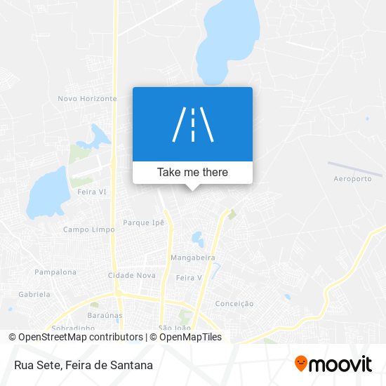 Mapa Rua Sete