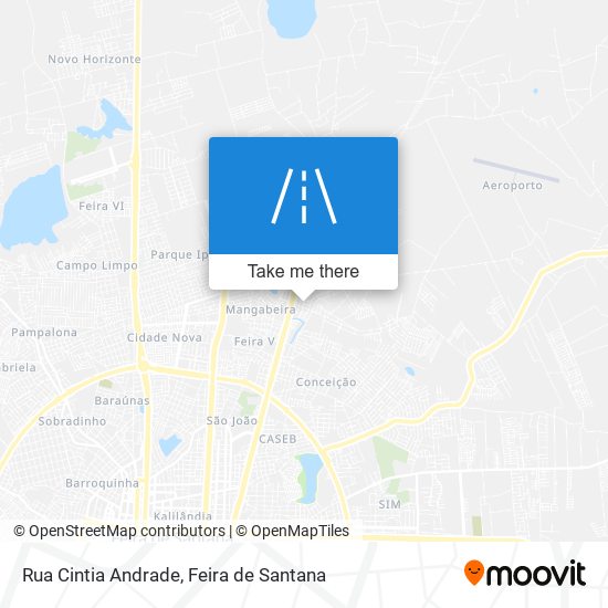 Mapa Rua Cintia Andrade