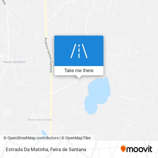 Mapa Estrada Da Matinha