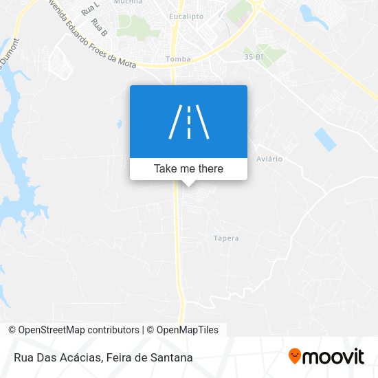 Rua Das Acácias map