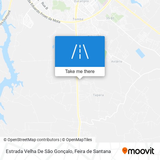 Estrada Velha De São Gonçalo map