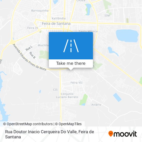 Mapa Rua Doutor Inacio Cerqueira Do Valle