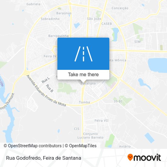Rua Godofredo map